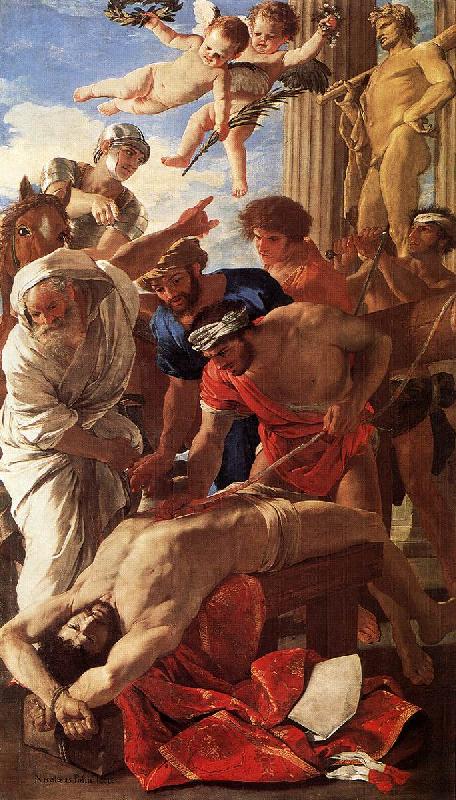 Nicolas Poussin The Martyrdom of St Erasmus oil painting image